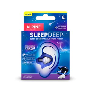 Alpine SleepDeep - Bekväma öronproppar för sömn
