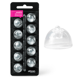 Oticon Bass Double Vent MiniFit 10-pack