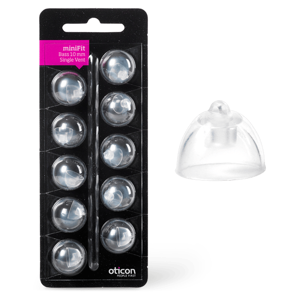 Oticon Bass Singel Vent MiniFit 10 kpl