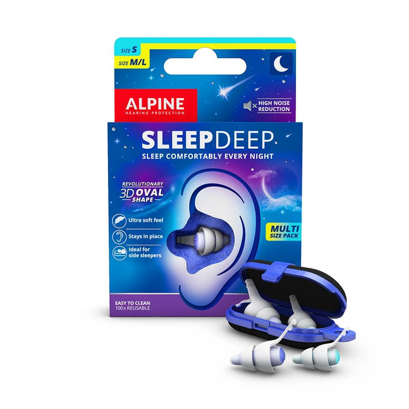 Alpine SleepDeep - Mukavat korvatulpat nukkumiseen