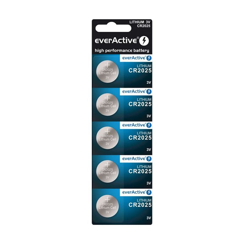 everActive CR2025 5 kpl:n pakkaus