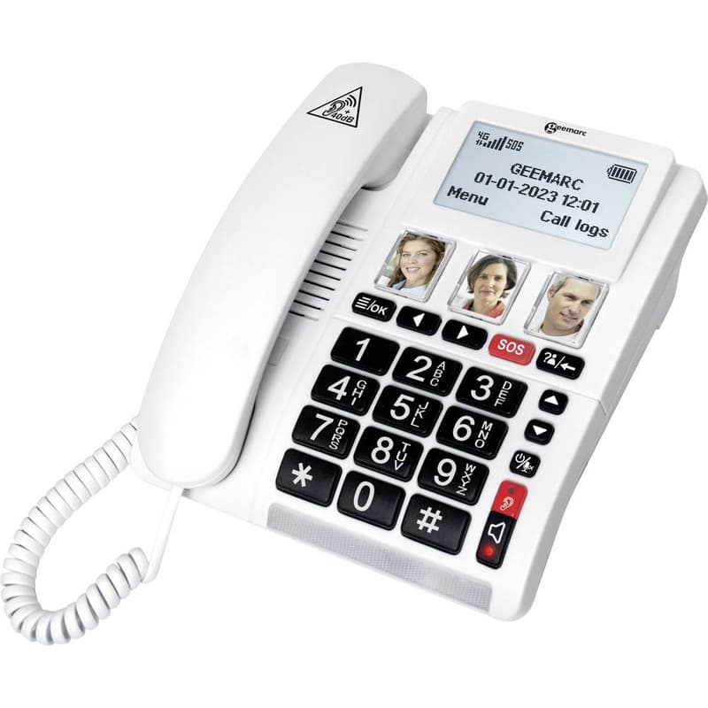 Geemarc CL9000 pöytäpuhelin SIM-kortille (4G)