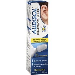 Audisol Rengöringsspray för öronen 50 ml